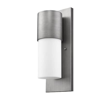 Estallar 16 x 6 x 5.75 in. Cooper 1-Light Matte Nickel Wall Light ES3094670